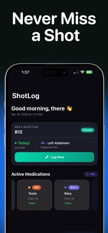 Injection Tracker & Reminder Screenshot 2 of 4