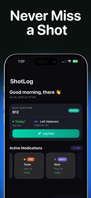 Injection Tracker & Reminder Screenshot 2 of 4