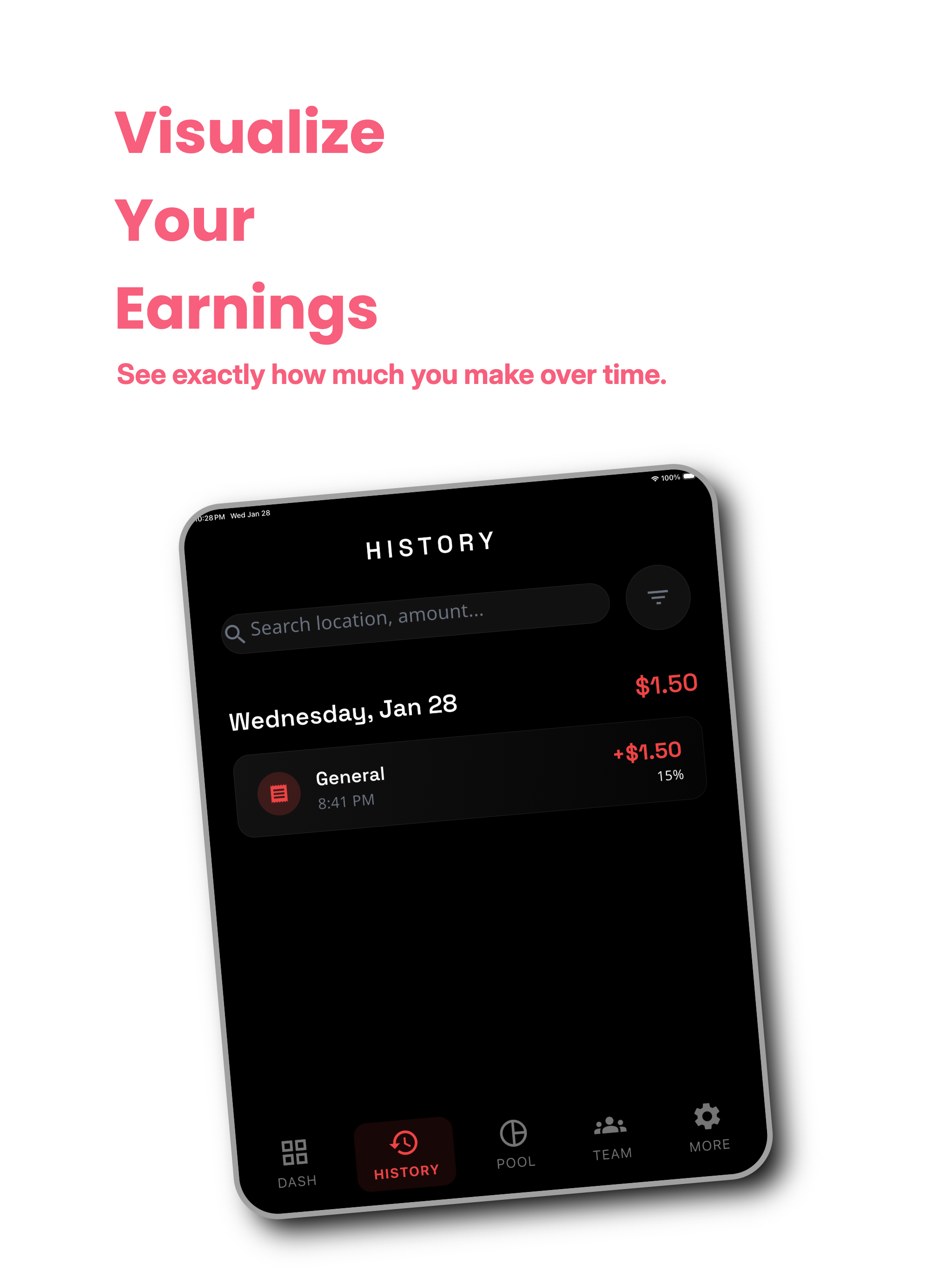 TipPulse:Heart of Ur Earnings screenshot 7