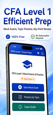 CFA Exam Helper Screenshot 1 of 4