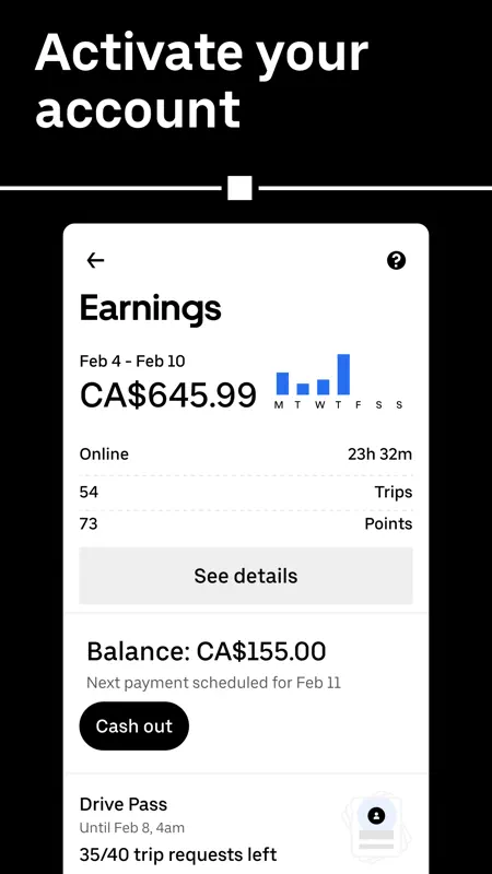 Uber - Driver: Drive & Deliver screenshot 6 of 7