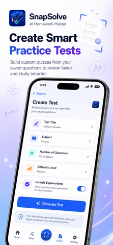SnapSolve - Homework Helper iPhone screenshot