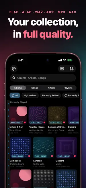 Flaccy – Lossless FLAC Player screenshot 1