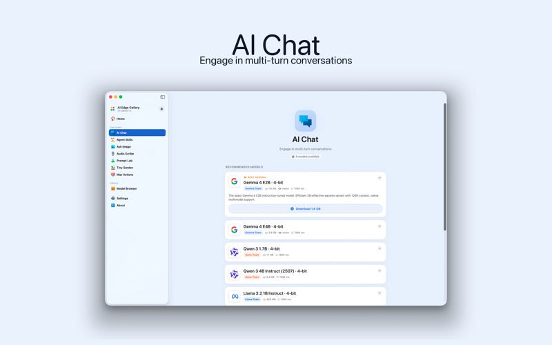 Edge AI Studio: On-device AI screenshot
