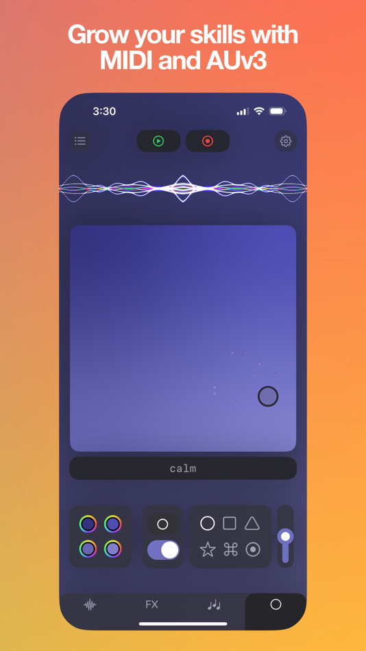 #4. Gradient Synth (iOS) 由: Corey Lofthus