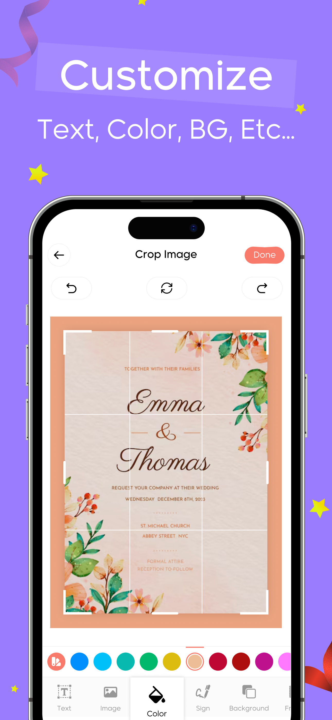 Invitation Maker : Party Card screenshot 5