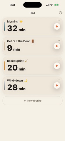 Pour — Routine Timer Screenshot 5 of 7