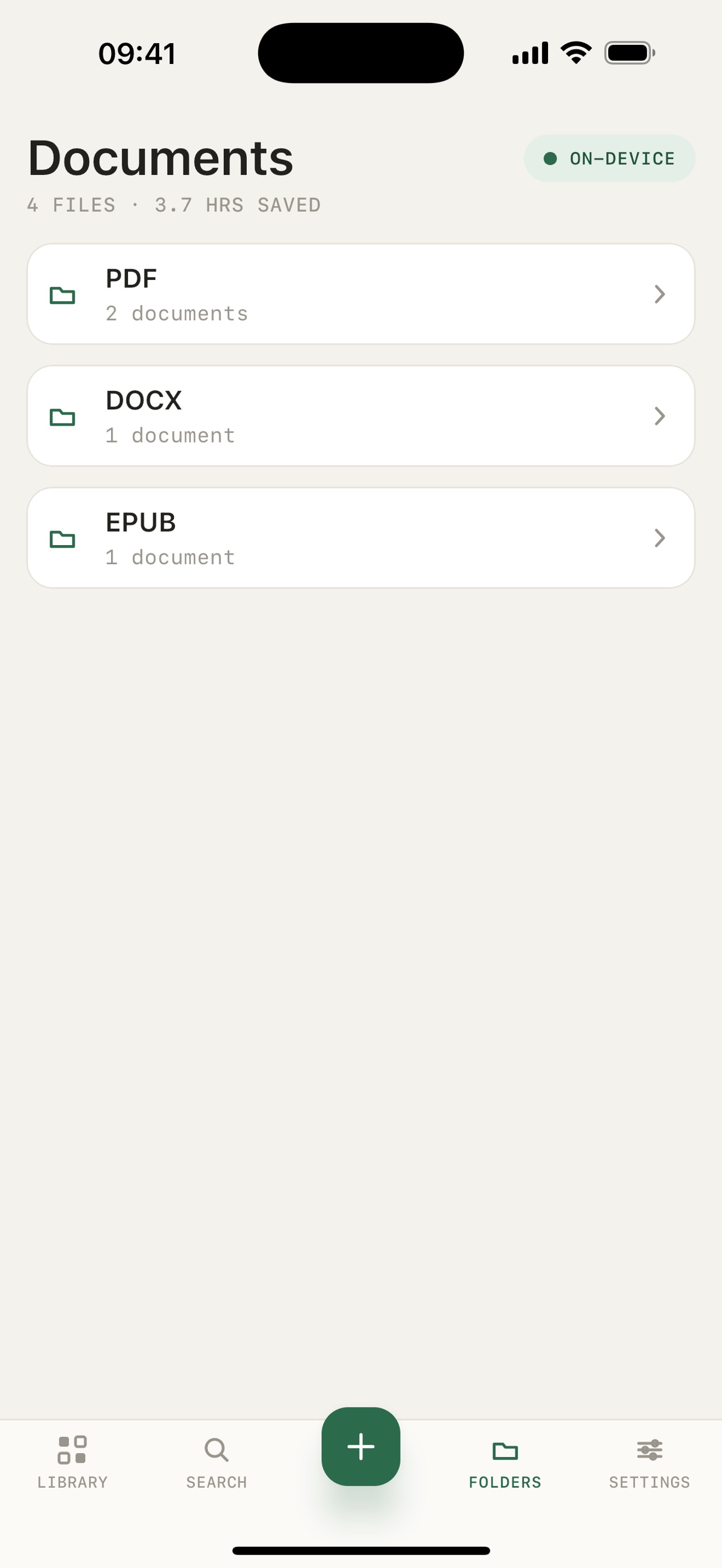 Screenshot 7 of DocDigest — Offline Summariser
