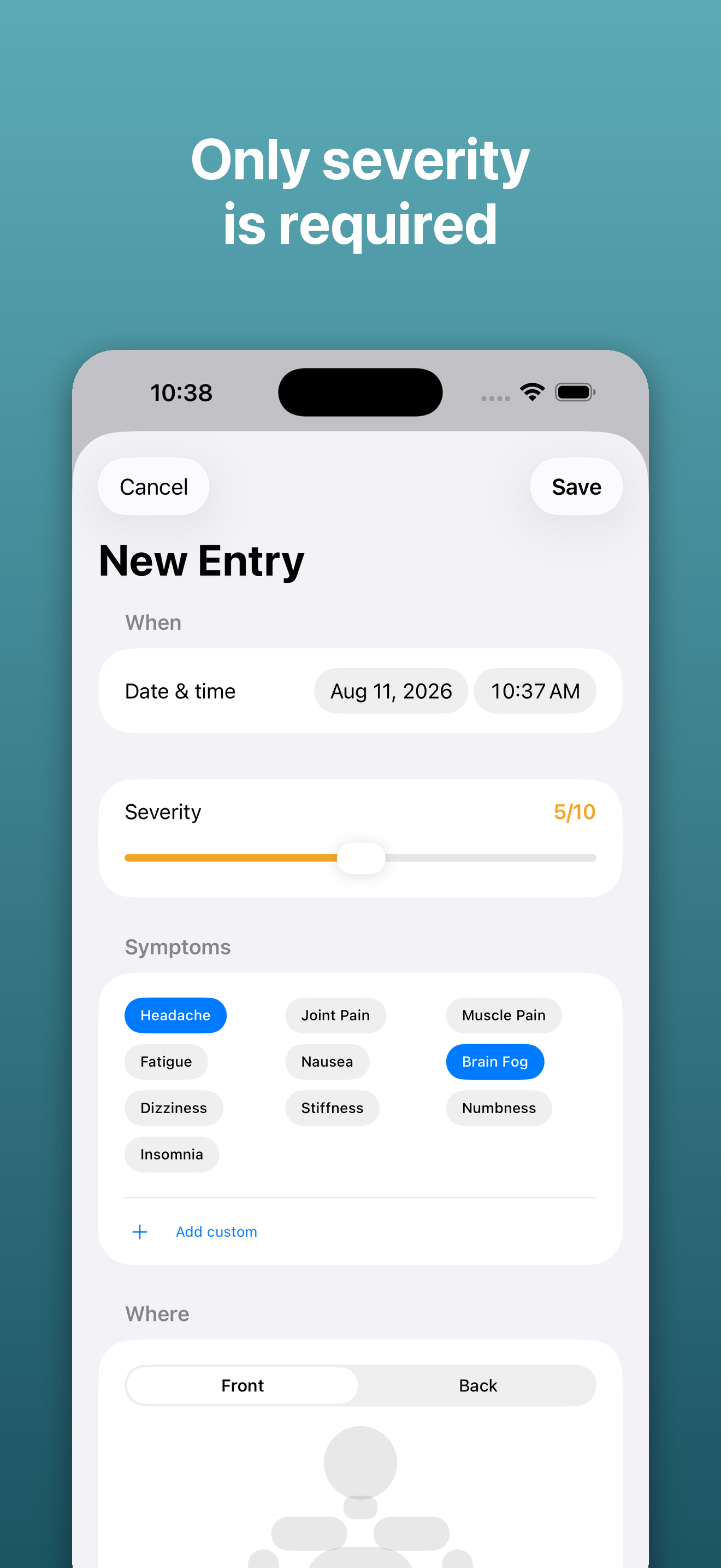 Painly: Symptom Tracker screenshot 8