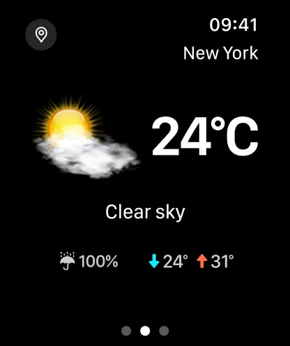 Apple Watch screenshot