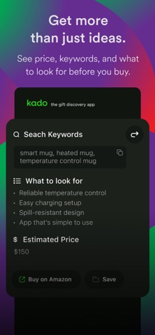 kado - the gift discovery app iPhone screenshot