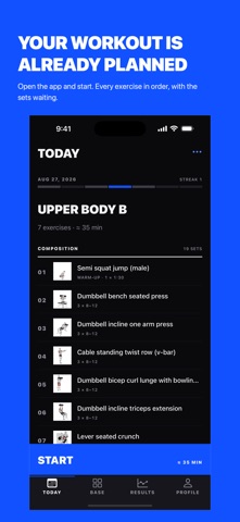 Adviser: Gym Workout Log Screenshot 1 of 5
