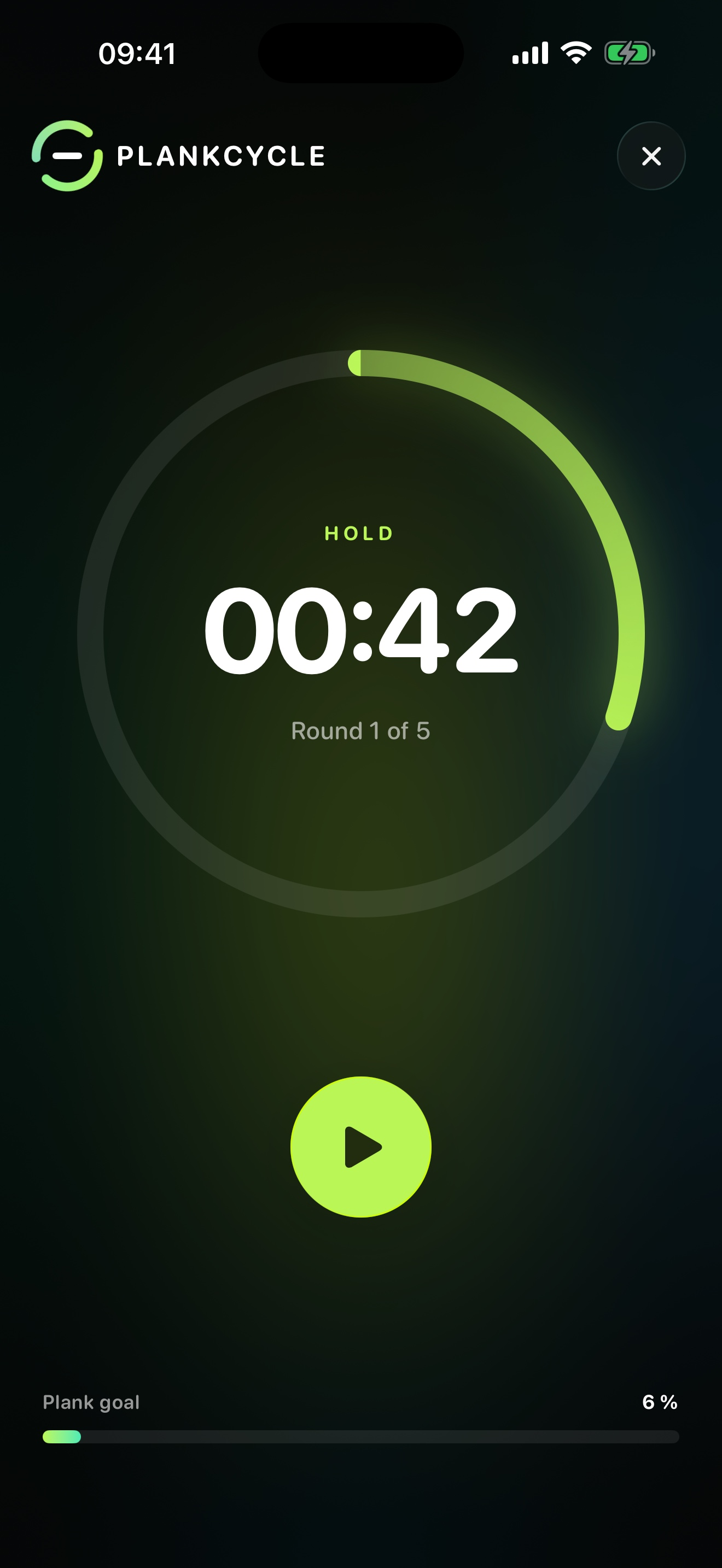 PlankCycle screenshot 2