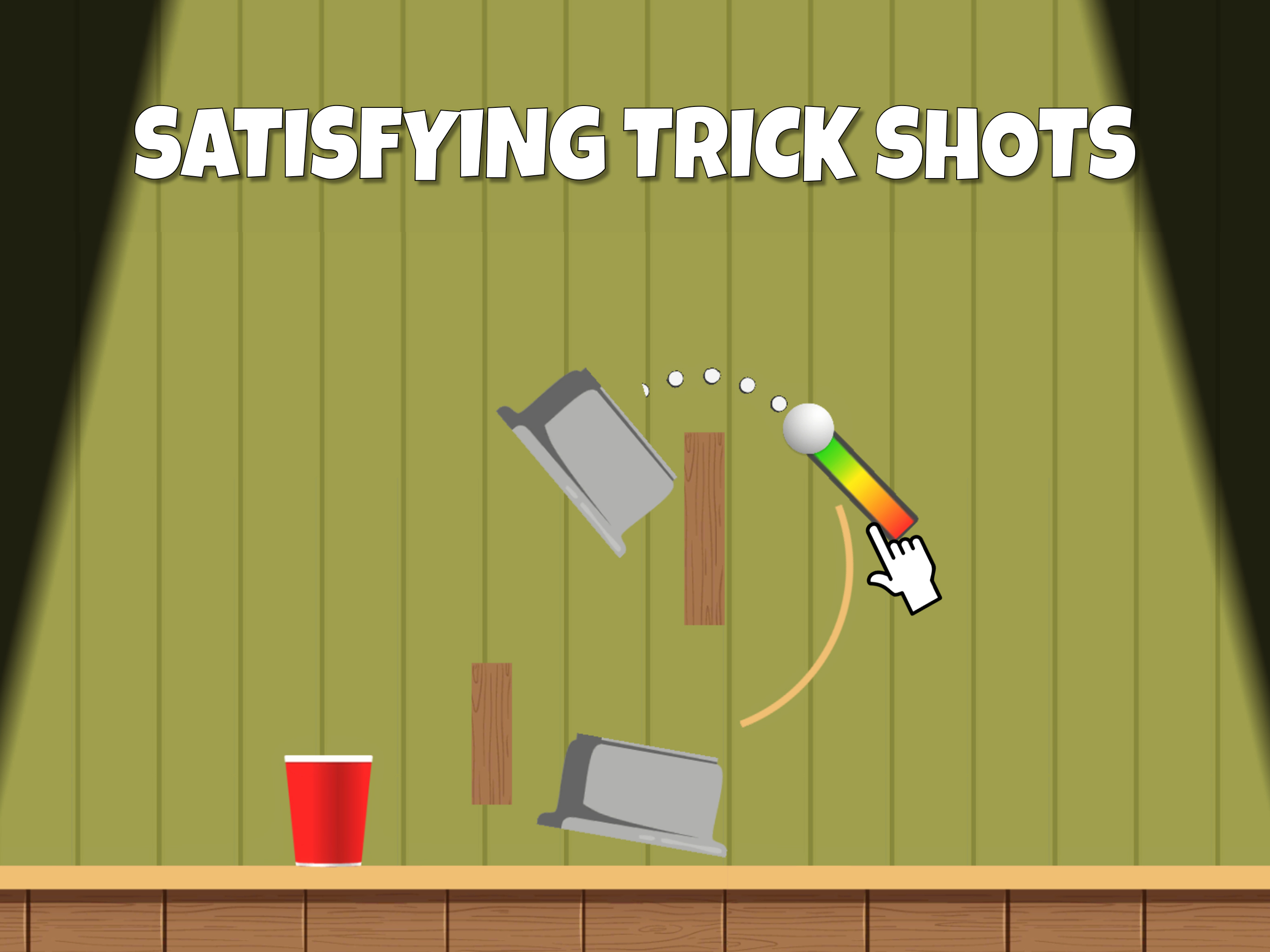 Ping Pong Pots - Trick Shots!