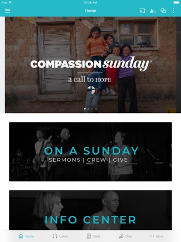 Community of Faith Churches iPad screenshot
