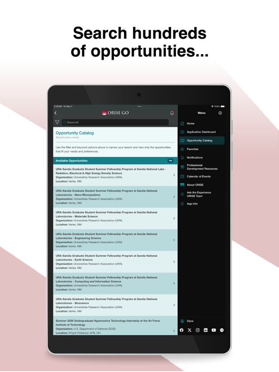 Screenshot #5 pour ORISE GO: Launch a STEM Career