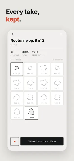 Étude: Piano Practice Tracker screenshot 2