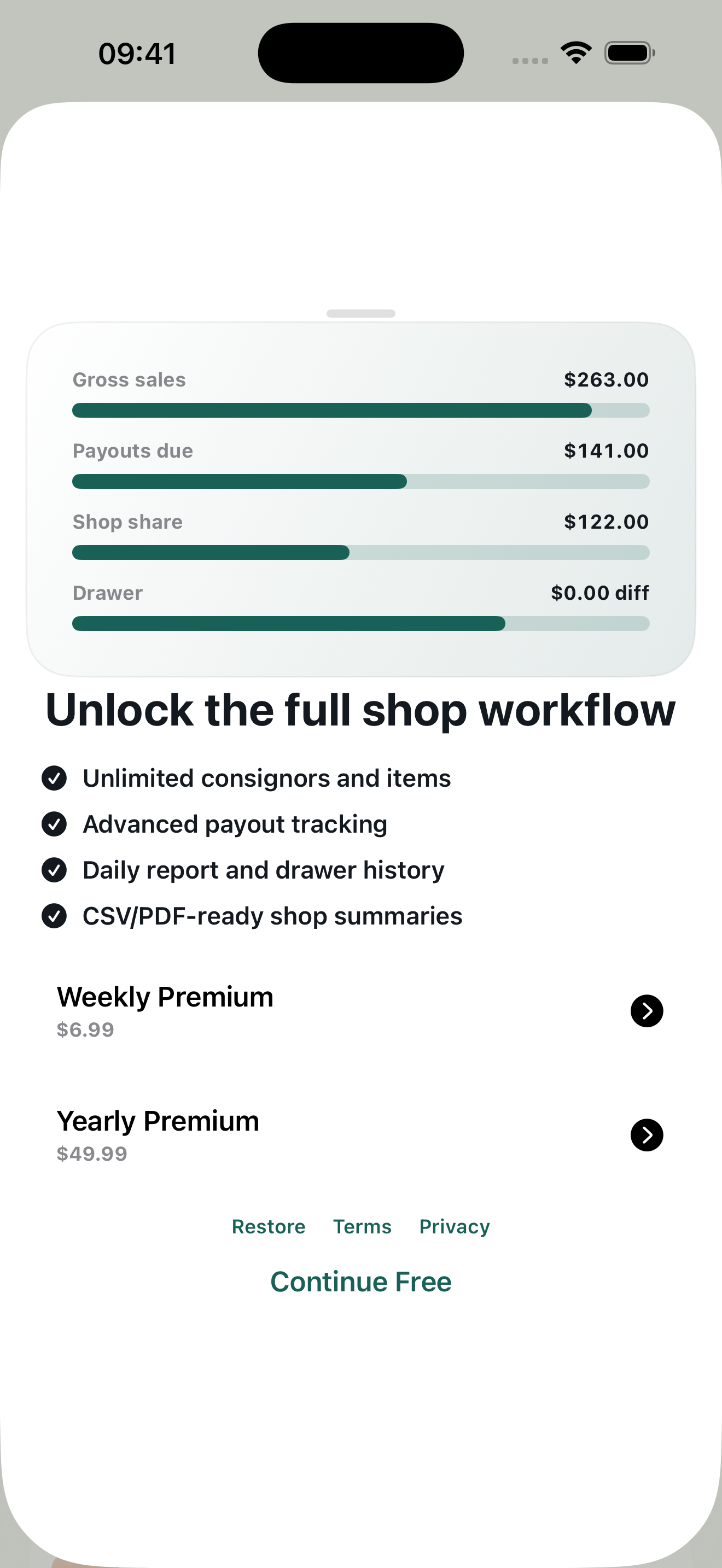 Consignment Tracker: Cue screenshot 6