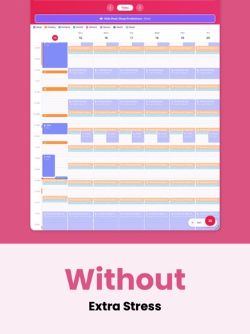 Totter.io Mom+Baby Tracking iPad screenshot