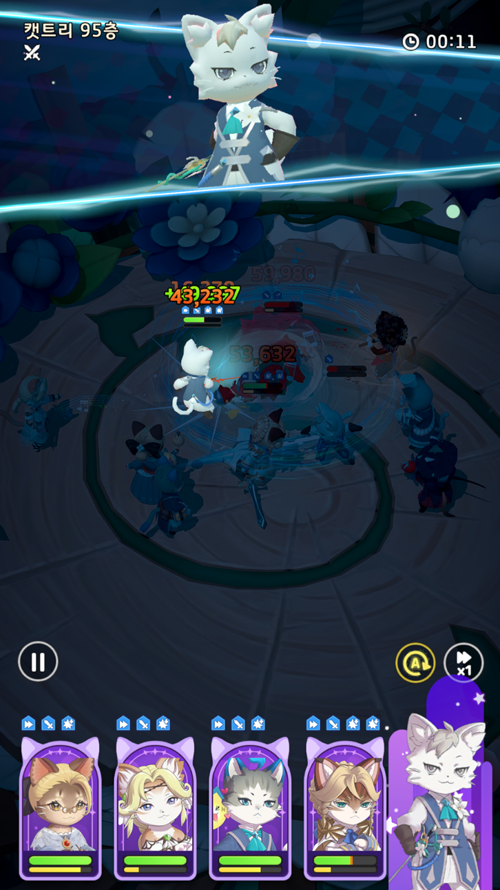 Meow kingdom:cute cat idle rpg Hack screenshot 8 - iOS game interface