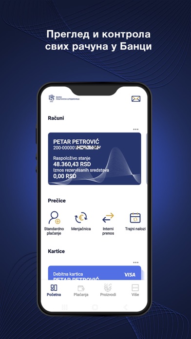 BPŠ mBank Screenshot