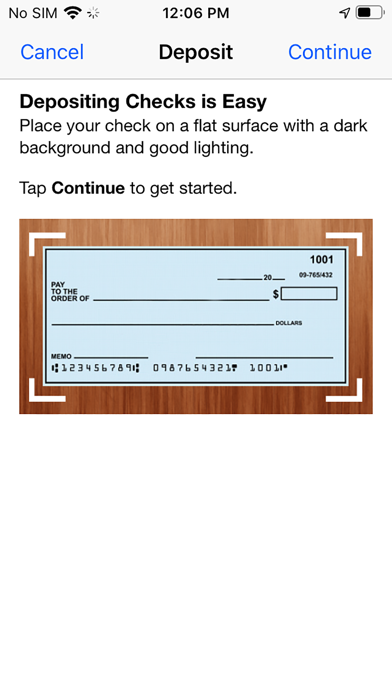 Business Digital Banking Screenshot