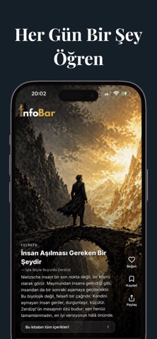 infoBar: Kitap Fikirleri screenshot