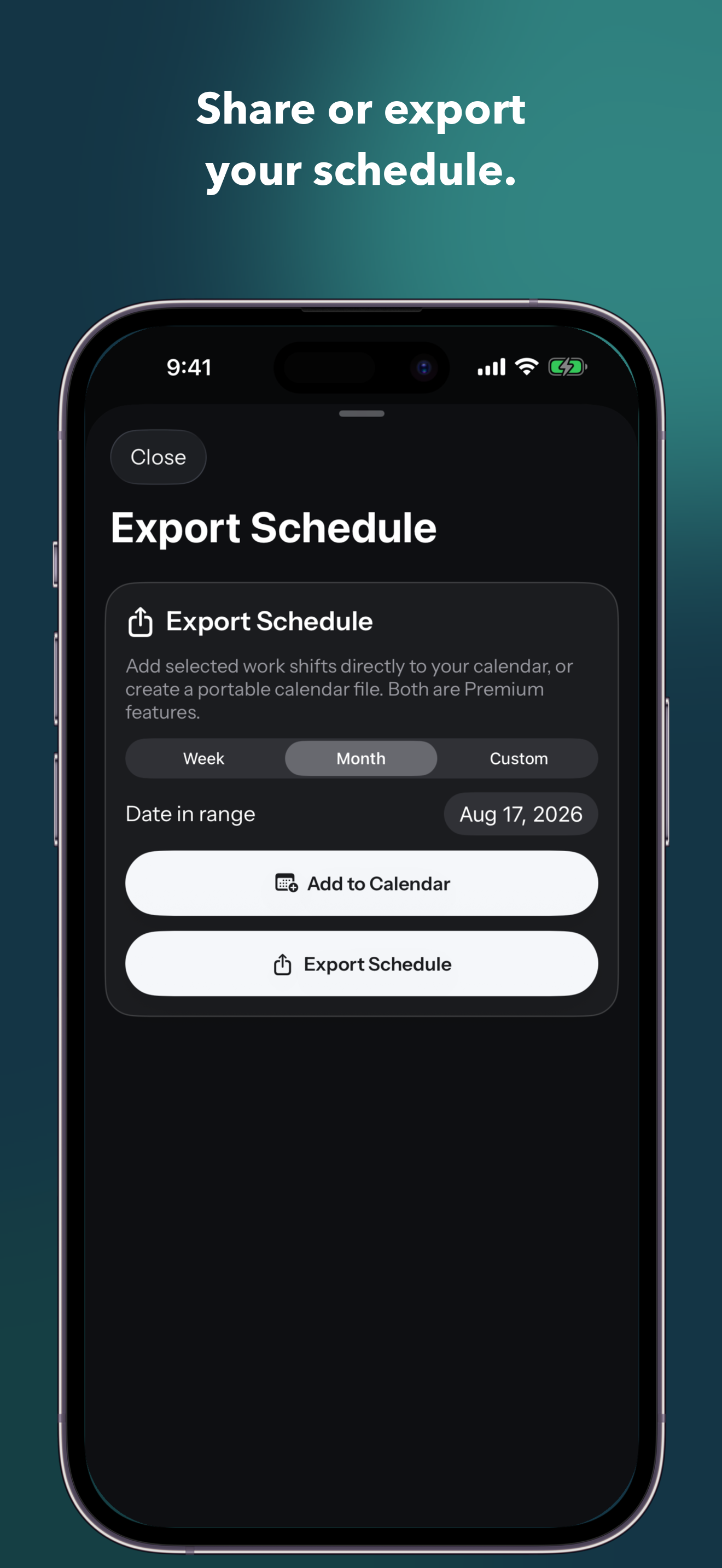 ShiftPattern: Shift Calendar screenshot 6