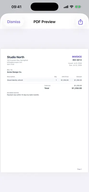 InvoiceDeck screenshot 3 of 5
