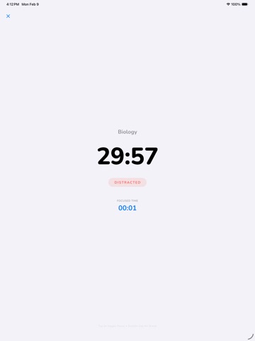Flowtime - Focus Timer iPad screenshot