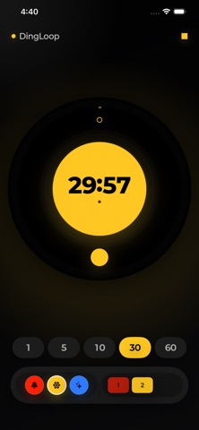 DingLoop - Loop Timer iPhone screenshot
