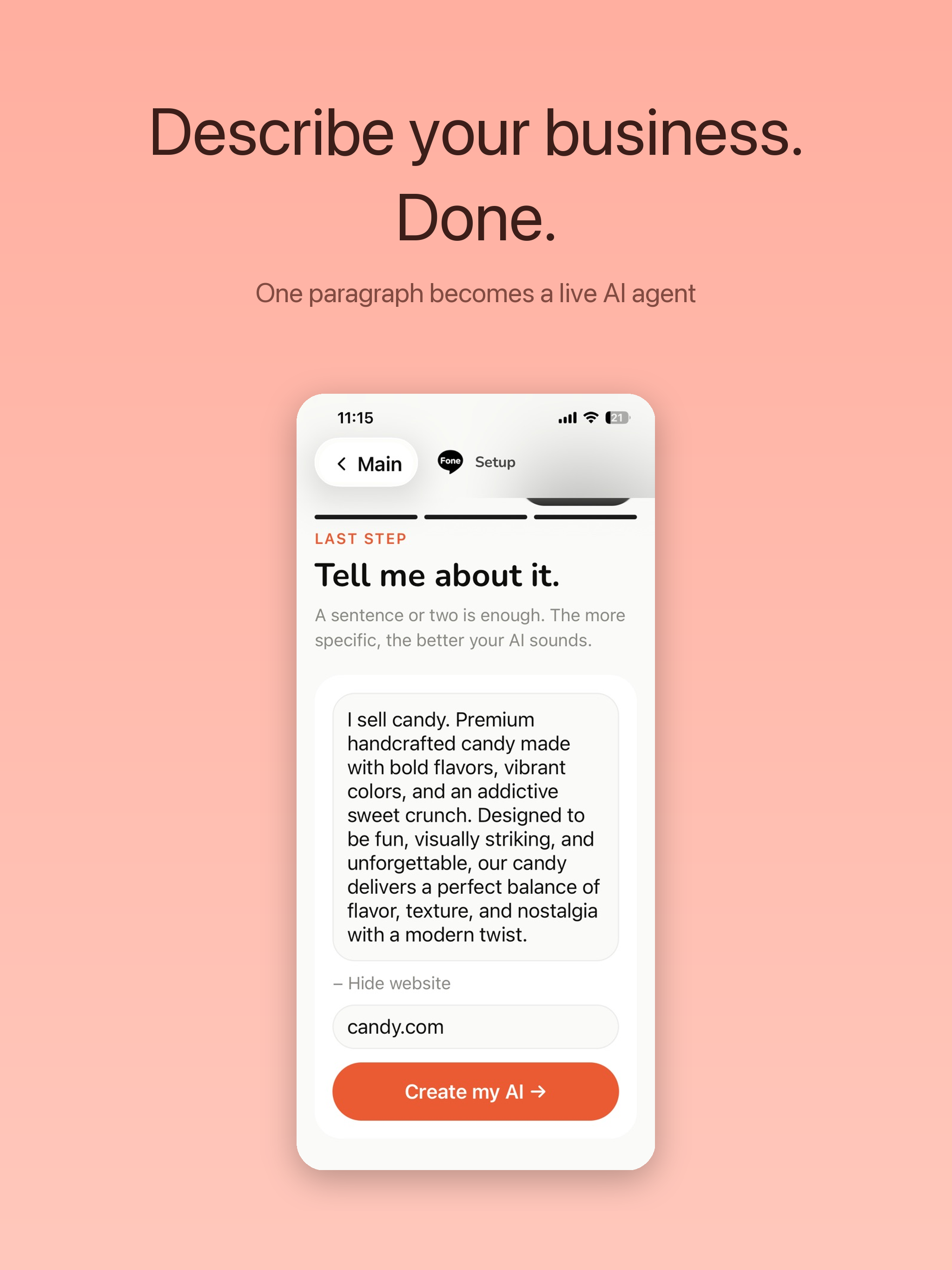 Fone - Link in Bio AI Agent screenshot 15
