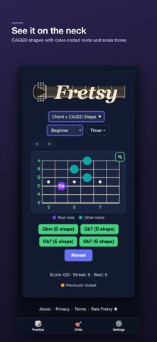 Fretsy: Guitar Neck Trainer Screenshot 6 of 6