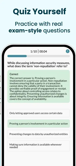 ISC2 CC EXAM PREP 2026 screenshot 2