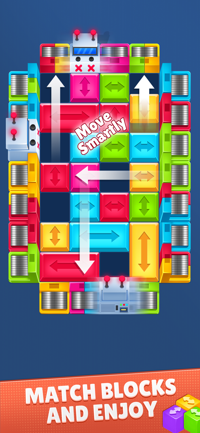 Color Block Away Block Jam 3d