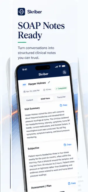 Skriber - AI Medical Scriber screenshot 2