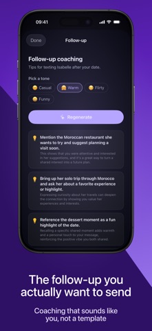 Relora: Date Topics & Coaching screenshot