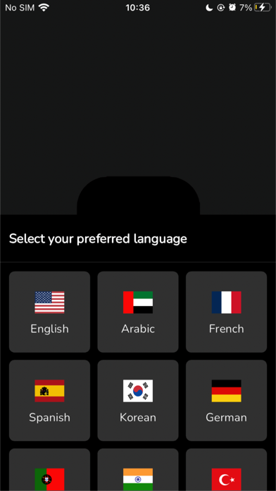 App screenshot