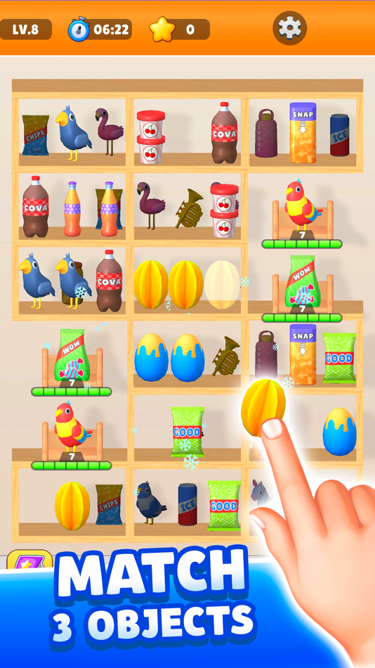 #1. Good Sorting Game: Quick Match (iOS) By: Vira Games Inc.