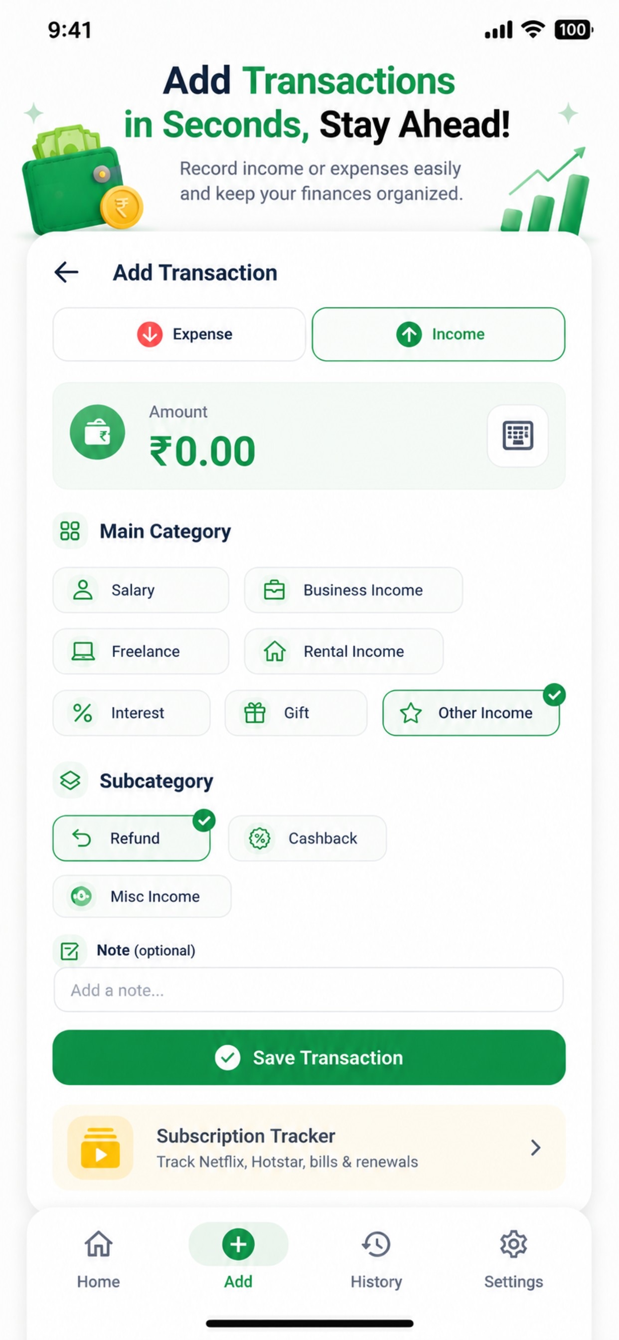 Expense Tracker: ExpenseBook screenshot 4