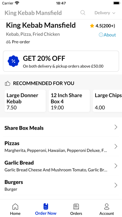 King Kebab Mansfield Screenshot