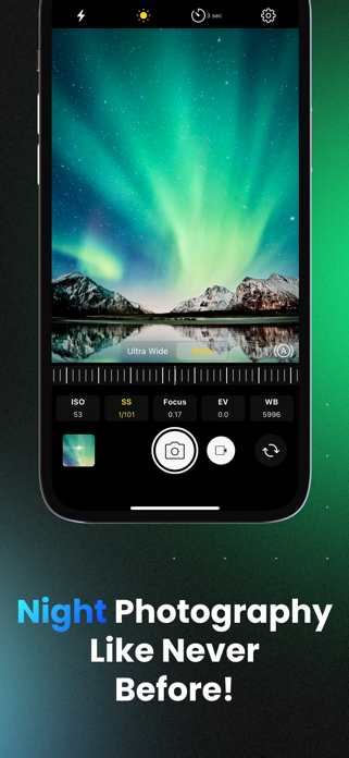 Pro Camera – BWCam DSLR Screenshot 5 of 6