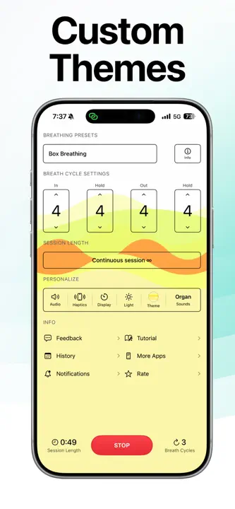 Breathing Exercises : capture d’écran 5 sur 7