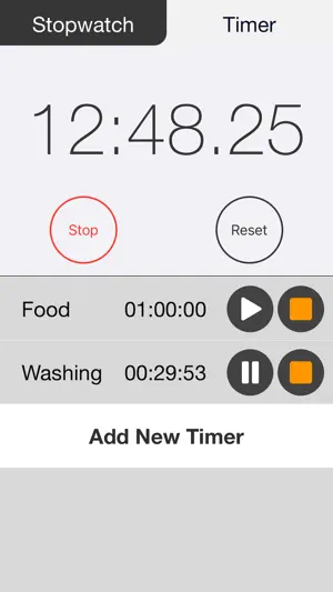 Stopwatch Timer & Alarm Pro screenshot 2