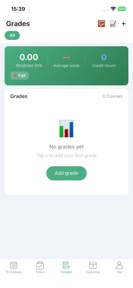 Class Schedule-College Plan screenshot