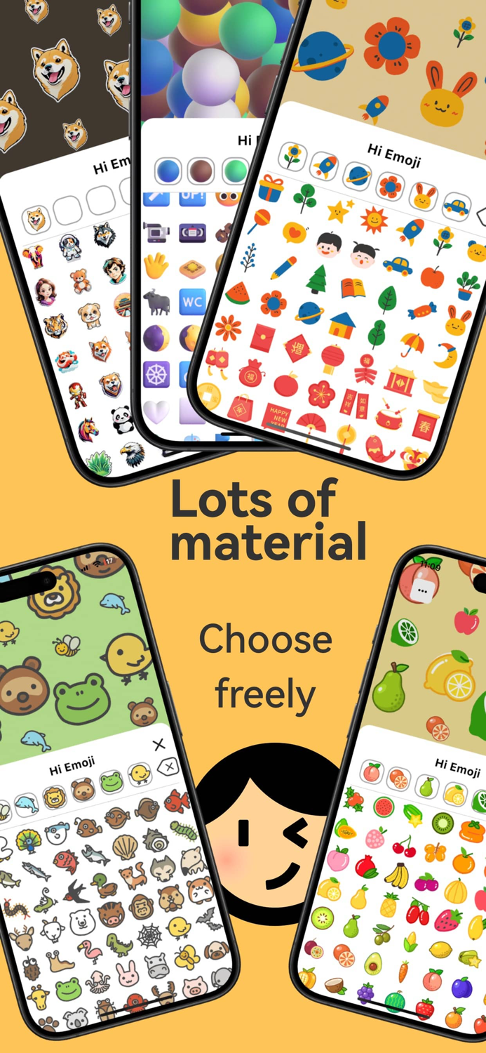 HiEmoji：Emoji Wallpaper Editor