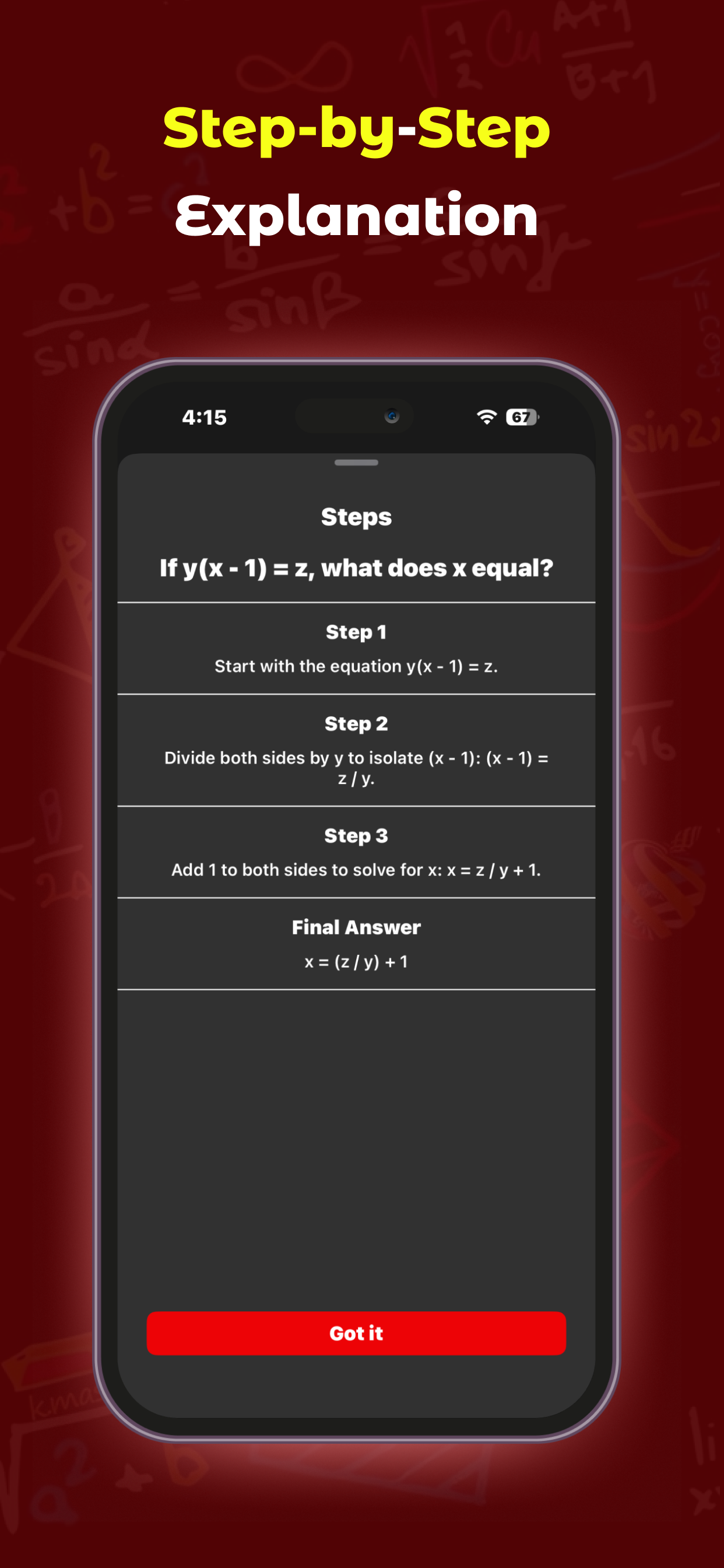 AI Math Study Companion screenshot 3