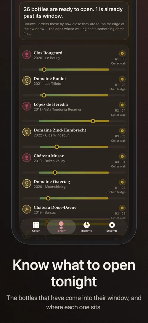 Corkwell on iPhone: screenshot 3 of 8