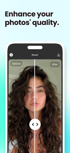 Pixel+ AI Photo Enhancer 4K screenshot 1