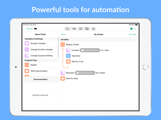 Cascable Studio: Tether & More iPad app afbeelding 5